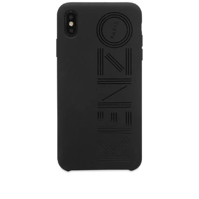 Shop Kenzo Logo Iphone Xs Max Case In Black