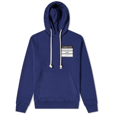 Shop Maison Margiela 10 Stereotype Popover Hoody In Blue