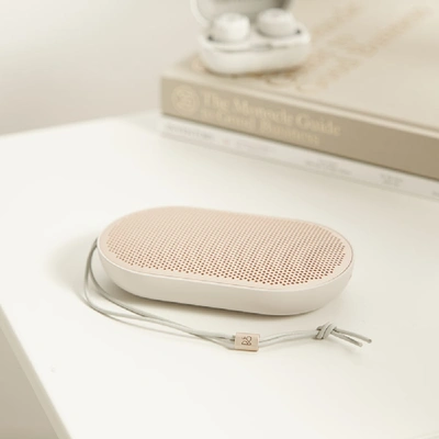 Shop Bang & Olufsen P2 Portable Bluetooth Speaker In Neutrals