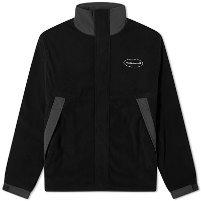 Shop Thisisneverthat Polartec Fleece Jacket In Black