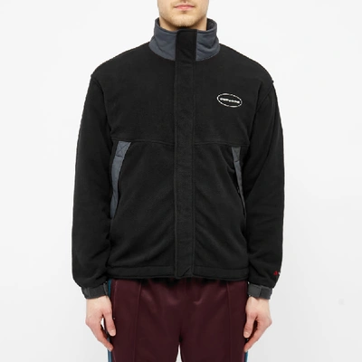 Shop Thisisneverthat Polartec Fleece Jacket In Black