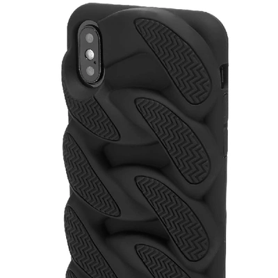 Shop Versace Chain Iphone X Case In Black