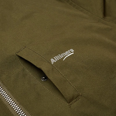 Shop Alltimers Tini Reversible Bomber Jacket In Green