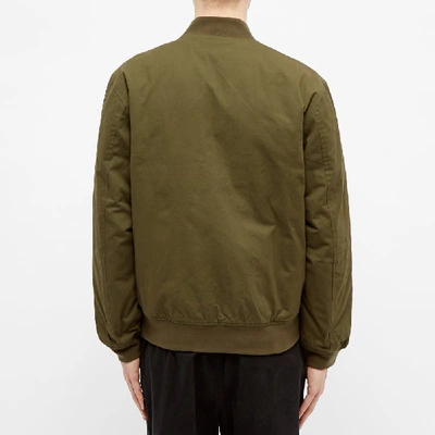 Shop Alltimers Tini Reversible Bomber Jacket In Green