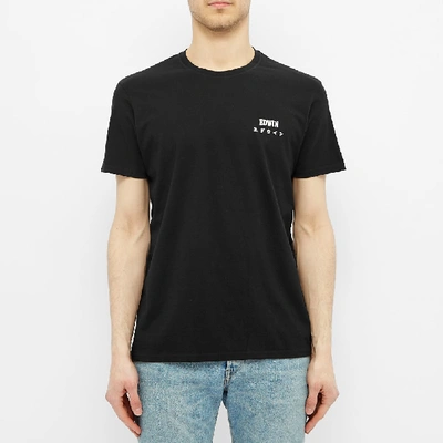 Shop Edwin Logo Chest Tee In Black