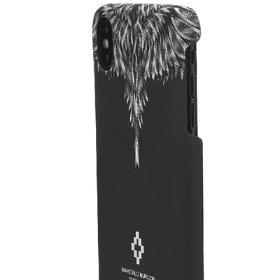 Shop Marcelo Burlon County Of Milan Marcelo Burlon Sharp Wings Iphone Xs Case In Black