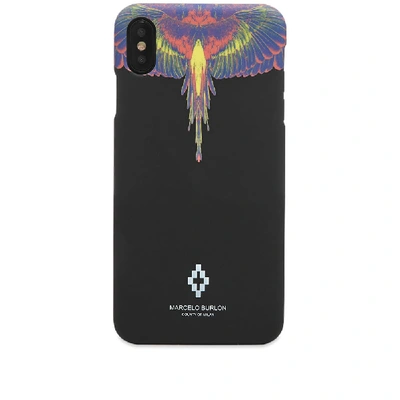 Shop Marcelo Burlon County Of Milan Marcelo Burlon Wings Iphone Xs Max Case In Black