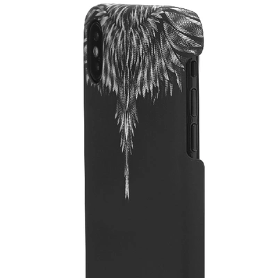 Shop Marcelo Burlon County Of Milan Marcelo Burlon Sharp Wings Iphone Xs Max Case In Black