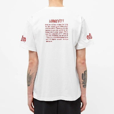 Shop Vetements Good Fortune Tee In White