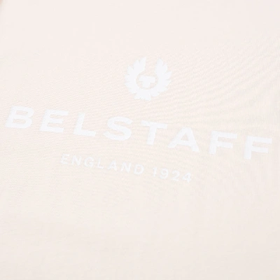 Shop Belstaff Printed Logo Tee In Pink