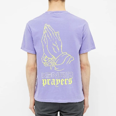Shop Ignored Prayers Oe Hands Tee In Purple