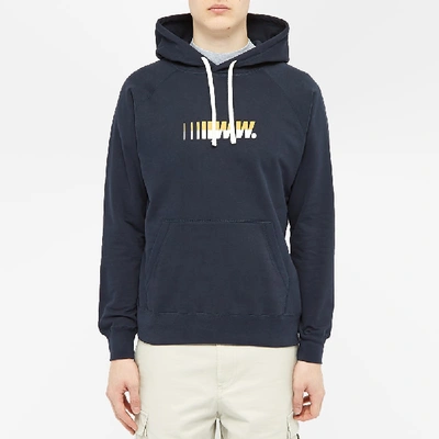 Shop Wood Wood Fred World Sports Popover Hoody In Blue