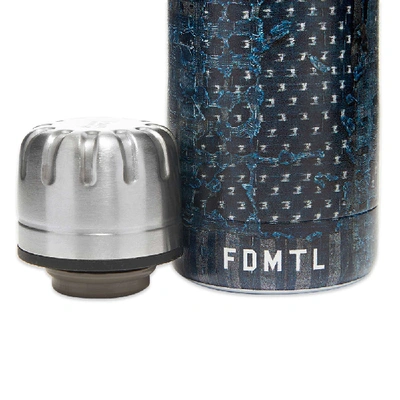 Shop Fdmtl Sashiko Umbrella Bottle In Blue