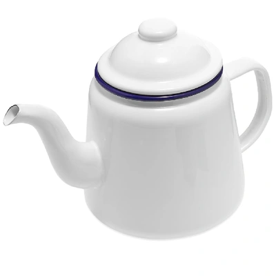Shop Falcon Enamelware Tea Pot In White