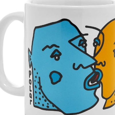 Shop Polar Skate Co . Kissing Faces Mug In White