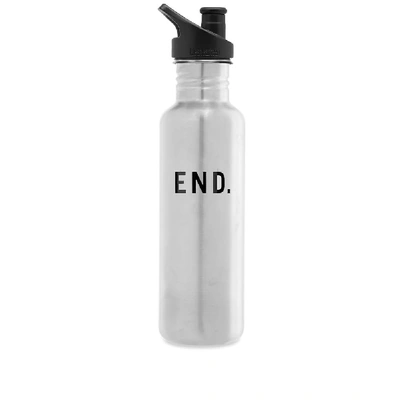Shop Klean Kanteen End. X  Single-walled Sport 3.0 Bottle In Silver