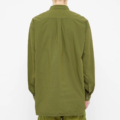 Shop And Wander Cordura Typewriter Overshirt In Green