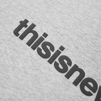Shop Thisisneverthat T-logo Crew In Grey