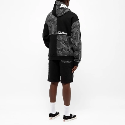 Shop Aape By A Bathing Ape Aape Ape Head Panel Popover Hoody In Black