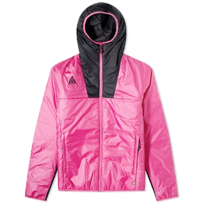 Shop Nike Acg Primaloft Jacket In Pink