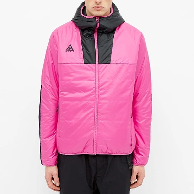 Shop Nike Acg Primaloft Jacket In Pink