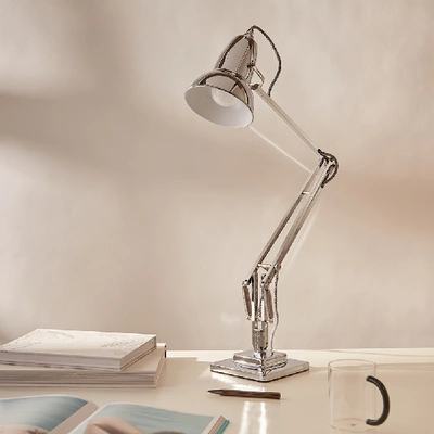 Shop Anglepoise Original 1227 Desk Lamp In Silver