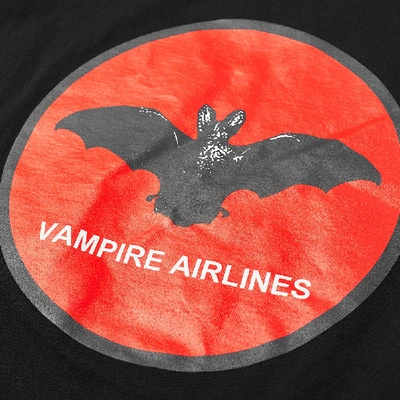 Shop Undercover Vampire Airlines Tee In Black