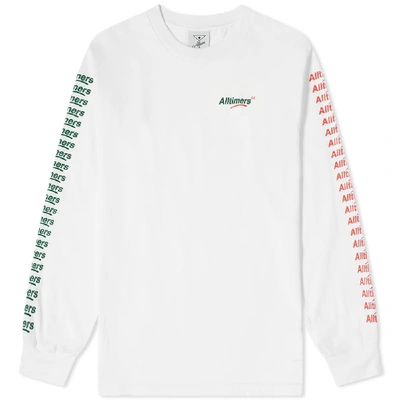 Shop Alltimers Long Sleeve Count It Up Tee In White