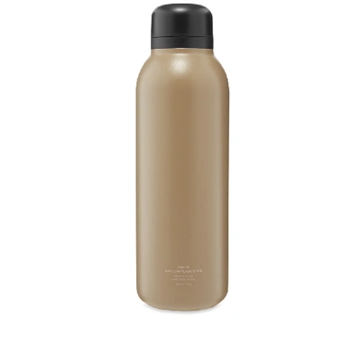 Shop Rivers Stem Double Walled Stainless Steel Vacuum Flask In Brown