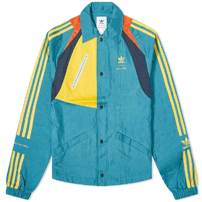 Shop Adidas Consortium X Bed Jw Ford Bench Jacket In Green