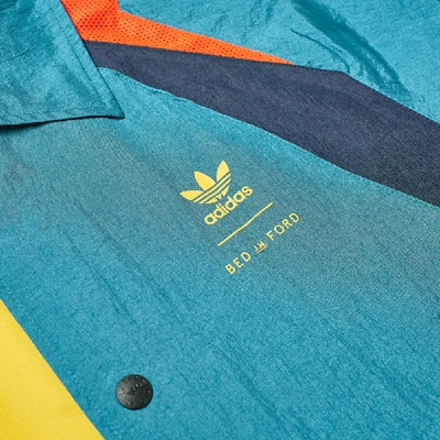 Shop Adidas Consortium X Bed Jw Ford Bench Jacket In Green