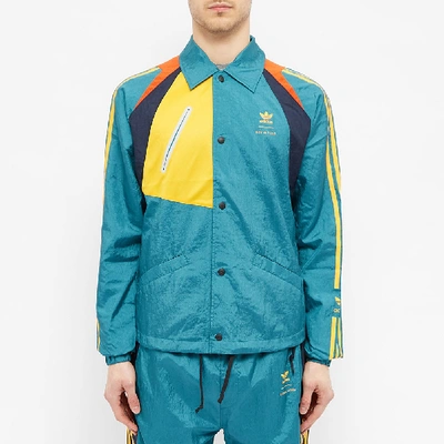 Shop Adidas Consortium X Bed Jw Ford Bench Jacket In Green