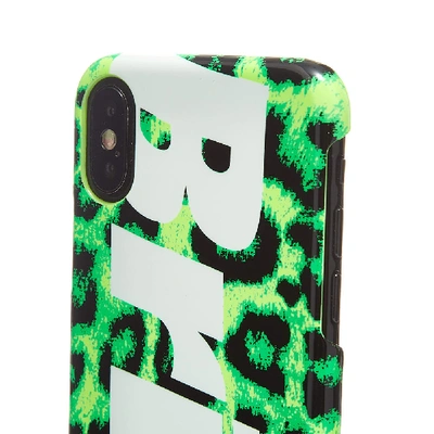 Shop F.c. Real Bristol Leopard Iphone X Case In Green