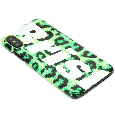 Shop F.c. Real Bristol Leopard Iphone X Case In Green