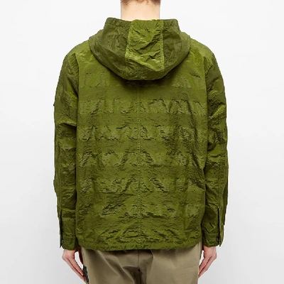 Stone Island Shadow Project Striped Nylon Metal Smock In Green ModeSens