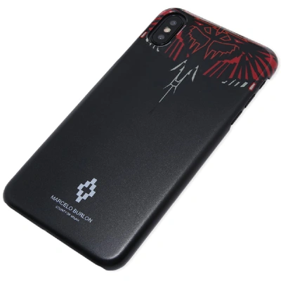 Shop Marcelo Burlon County Of Milan Marcelo Burlon Geometric Wings Iphone X Case In Black