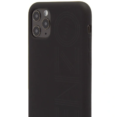 Shop Kenzo Logo Iphone 11 Pro Max Case In Black