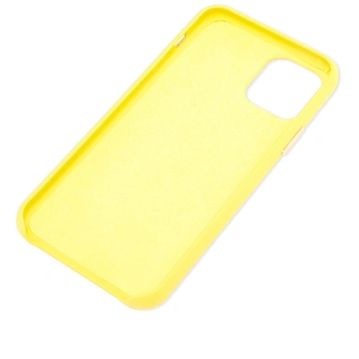 Shop Vetements Dhl Logo Iphone 11 Pro Case In Yellow