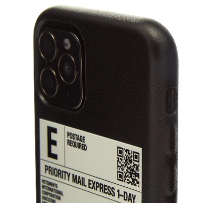 Shop Vetements Delivery Sticker Iphone Case In Black