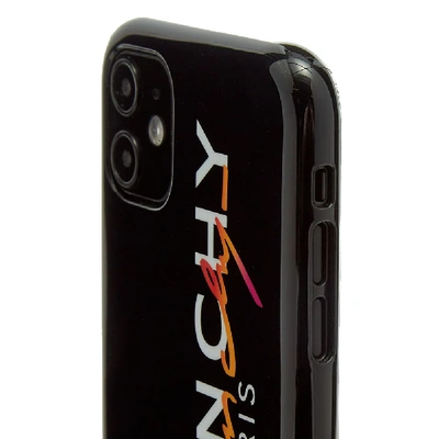 Shop Givenchy Rainbow Signature Logo Iphone 11 Case In Black