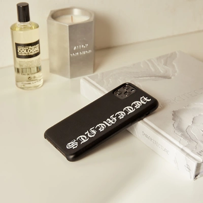 Shop Vetements Gothic Font Iphone 11 Pro Max Case In Black