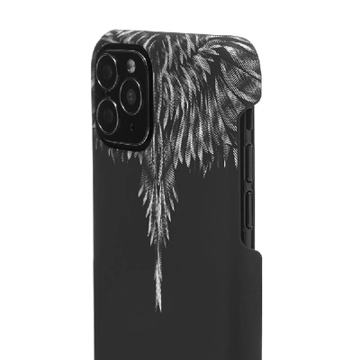 Shop Marcelo Burlon County Of Milan Marcelo Burlon Sharp Wings Iphone 11 Pro Case In Black