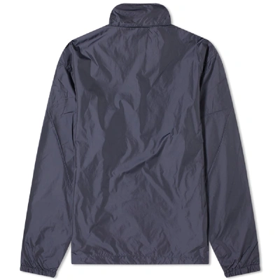 Shop Acne Studios Omalley Face Half Zip Jacket In Blue