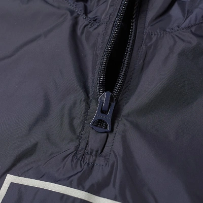 Shop Acne Studios Omalley Face Half Zip Jacket In Blue