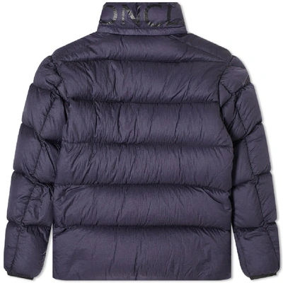 Shop Moncler Cevenne Garment Dyed Down Jacket In Blue