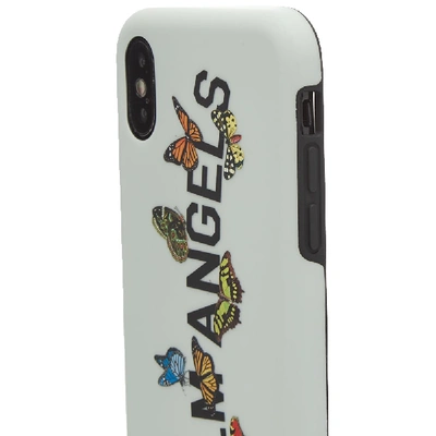 Shop Palm Angels Butterfly College Iphone Xs Case In Grey