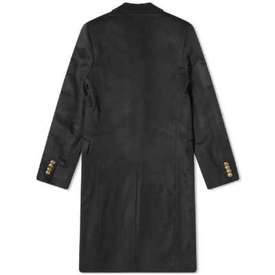 Shop Givenchy Wool Cashmere Chesterfield Coat In Black