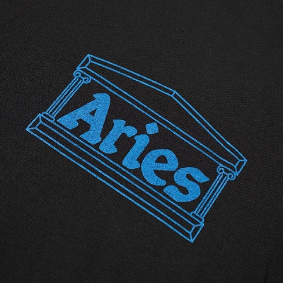 Shop Aries Long Sleeve Y2k Tee In Black