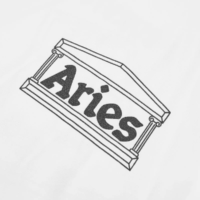 Shop Aries Long Sleeve Y2k Tee In White