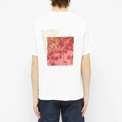 Shop Adish Red Moon Above Nuweiba Tee In White